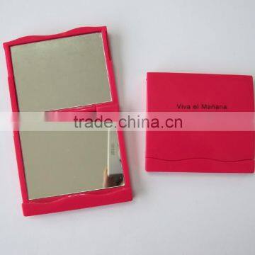 plastic square make up mirror for promotion