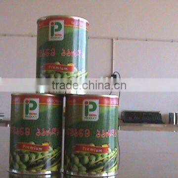 canned green peas