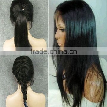 factory supply full lace virgin Brazilian human hair wigs