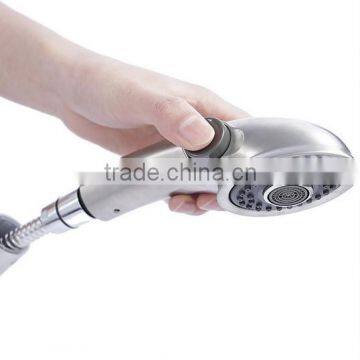 Brushed Nickel Commercial American Style Pull Out Kitchen Faucet OL6089-BN photo-2