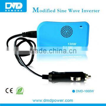 Hot sale 130W DC 12v AC 220v USB mini car converter