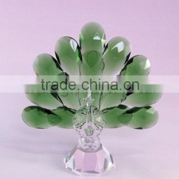 Elegant Top Quality Crystal Peacock, Crystal Animal