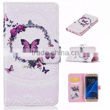 For Samsung Galaxy s6 Edge Leather Stand Wallet Case , Customize Smart Phone Cover for Samsung s6 Edge Plus photo-2