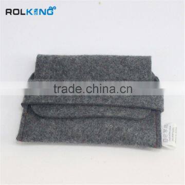 fashionable 3mm thick grey felt phone bag