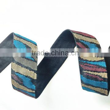 Factory direct cheap custom pattern jacquard webbing PP tubular webbing