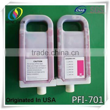 PFI 701 Refillable Ink Cartridge for Canon ipf 8000 8000s 8100 9000 9000s 9100 printer