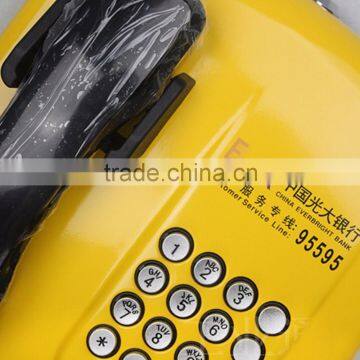 IP55 Telephone With Sim Card KNZD-04 Waterproof Corded Telephone for Bank Office Telephone