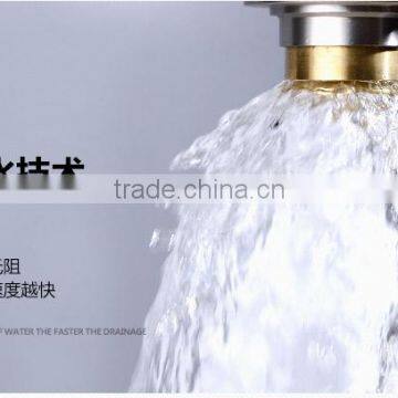 LABRAZE LE8504N Washing Machine Copper Wire Drawing Brass Floor Drains With Connector photo-5