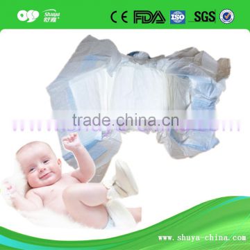 Quick absorption disposable sleepy baby diaper