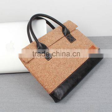 SIKAI Patent 100% Oak Cork Bag for Microsoft Surface Pro 4 Bag Sleeve Cork Pouch Bag Laptop Handbag Leather Briefcase For MS photo-5
