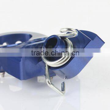 CNC Milled 7075 Aluminum Motorcycle Foot Pegs for YZ 250 02-14 photo-5