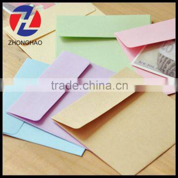 2015 new arrived offset paper blank square craft recycled plain paper envelope