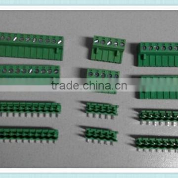 Plug Terminal Block XS2ESDV 300V 15A 5.0/5.08/7.62/3.81/3.5mm Pitch With UL, CE, ISO, SGS,CQC Approved