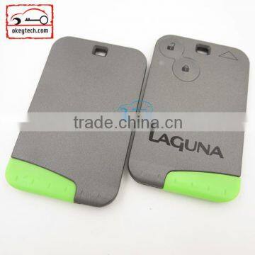 Okeytech key card renault laguna 2 button renault laguna key card 433Mhz PCF7947 chip NO LOGO