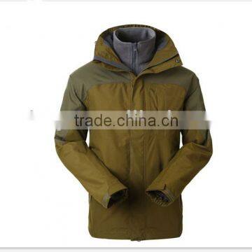 brown windbreaker shiny nylon jacket for men