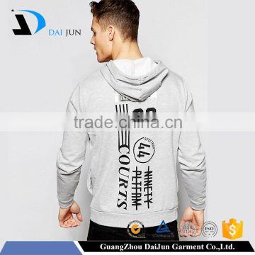 cheap custom silk-screen logo 100% cotton grey high quality mens bodybuilding stringer hoodie