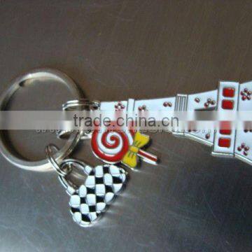 Best selling metal letter keychain