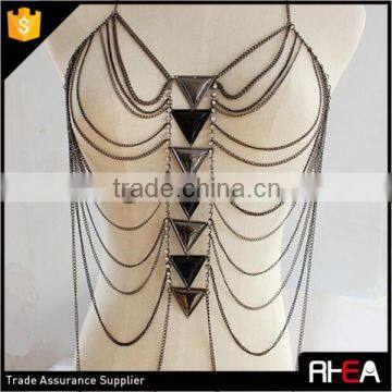 Multi Chain Design 2 Color for u Choose Sex Body Chain Vest Chain Necklace Body Jewelry photo-2