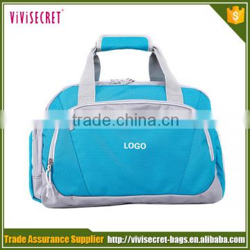 Simple custom design advertisement luggage sport travel duffle bag