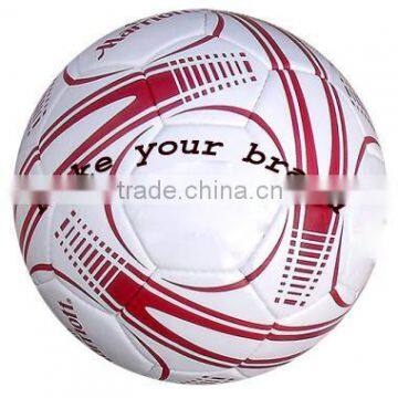 Machine stitched custom logo print pu/tpu soccer ball/football 420g