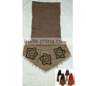 Designer wool shawl