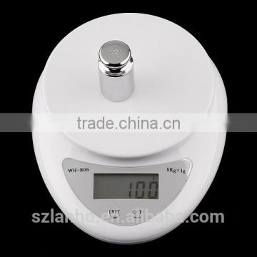 2016 new arrival hot sale 5000g/1g 5kg Digital Kitchen Food Diet Postal Scale