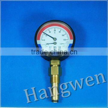 bottom tridicator combined pressure and temp Thermomanometer