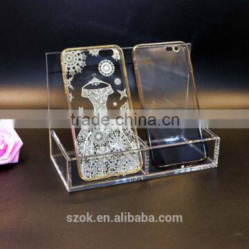 Simple Design Clear Acrylic Mobile Phone Holder photo-2