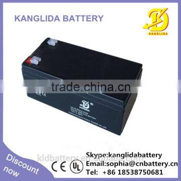 rechargeable sealed lead acid battery 12v3.3ah for alarm system