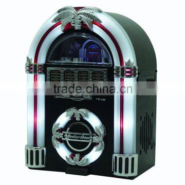 2015 new product desktop small size led jukebox speaker