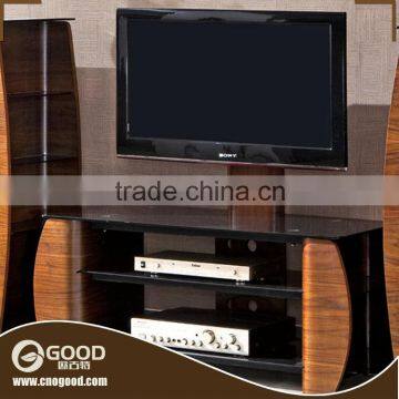 Wood Furniture LED TV Stand Set