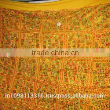 Heavy Mirror Work Royal Bedspread Online Wholesale royal traditional mirror work bedspread