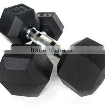 High Quality Bodybild Aerobic Hexagon Dumbbell With Nature Rubber Coated photo-3