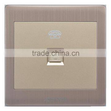 Telephone Socket Golden Color
