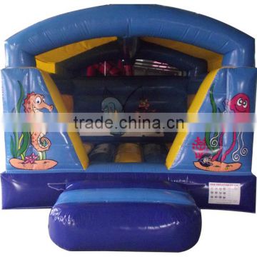 Ocean world used commercial kids inflatable bouncy castle air jumper house for sale