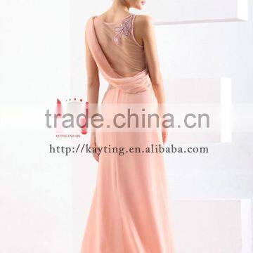 Exclusive Modern Brazil Long Dress Evening Asymmetrical Arabic Wedding Dress photo-5