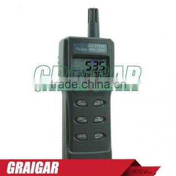 Handheld Carbon Dioxide CO2 Detector CO2/RH/Temperature Meter Alarm RS232 Output AZ77535