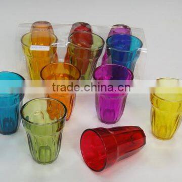 6PIECES GLASS DRINKING SET ITH PVC COVER