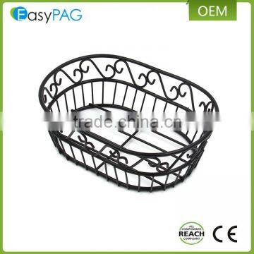 Factory Manufacture Scroll Shape Metal Wire Home Kitchen Bread Basket photo-2