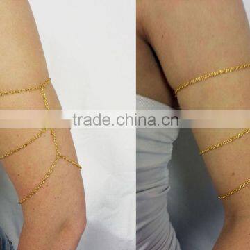 Fashion Gold Tassels Three Layers Arm Chain photo-2