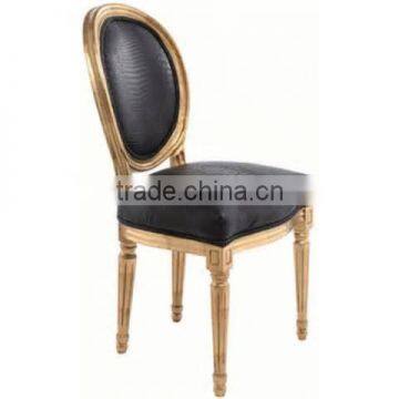 antique design round back hotel furniture solid wood chair louis chair