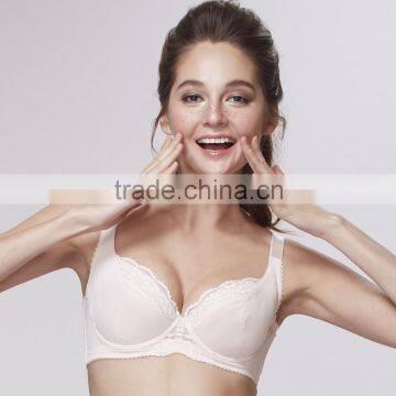 ORA2041+OFA2041 Fresh Elegant Odm Oem Women Ladies Underwear Push up Young Simple Lace Bra & Brief Sexy Bra Set photo-5