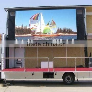 Truck mobile led display P10 mobile led screen truck trailer led sign curtain