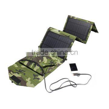 6V 14W Solar Panel Charger Dual Output Folding Foldable Solar Charger For Mobile Phone iPad Tablet