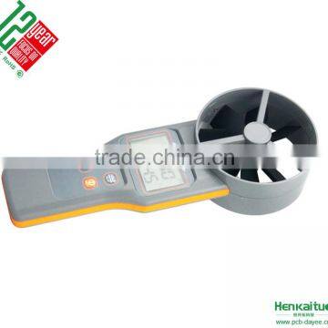 Measuring Wind Speed Air Volume CO2 AirFlow Temperature Humidity DP Wet Bulb Meter 10cm Vane Multifunctional Digital Anemometer photo-6