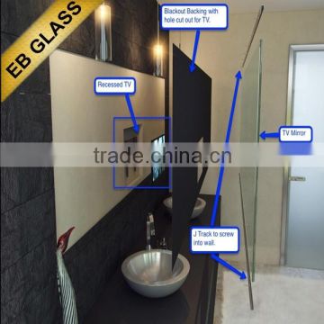 Magic Mirror advertisement , TV Bathroom Mirror for hotel EB GLASS BRAND