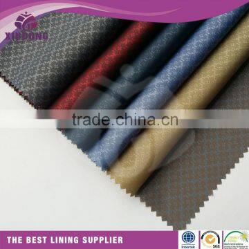 100%polyester two color tone small dobby twill fabric for suit/sleeve lining fabric