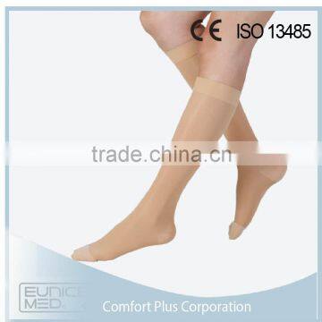 Class 1 18-21mmHg OEM knee high compression nurse socks