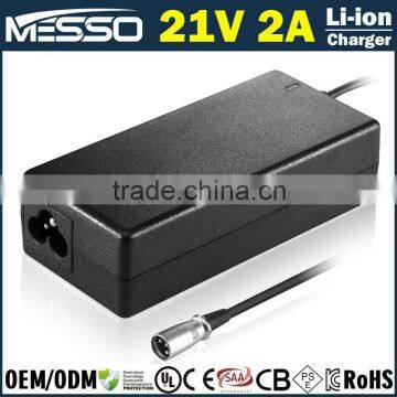 21V 2A Lithium Battery Charger 5s 18V Li-ion Battery Charger 21V Lipo Charger