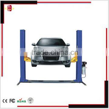 manual safety release two post car lift